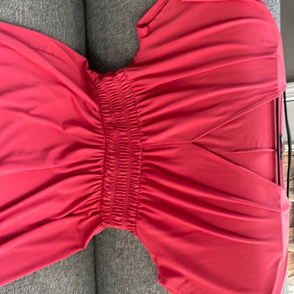 Zara peach dress